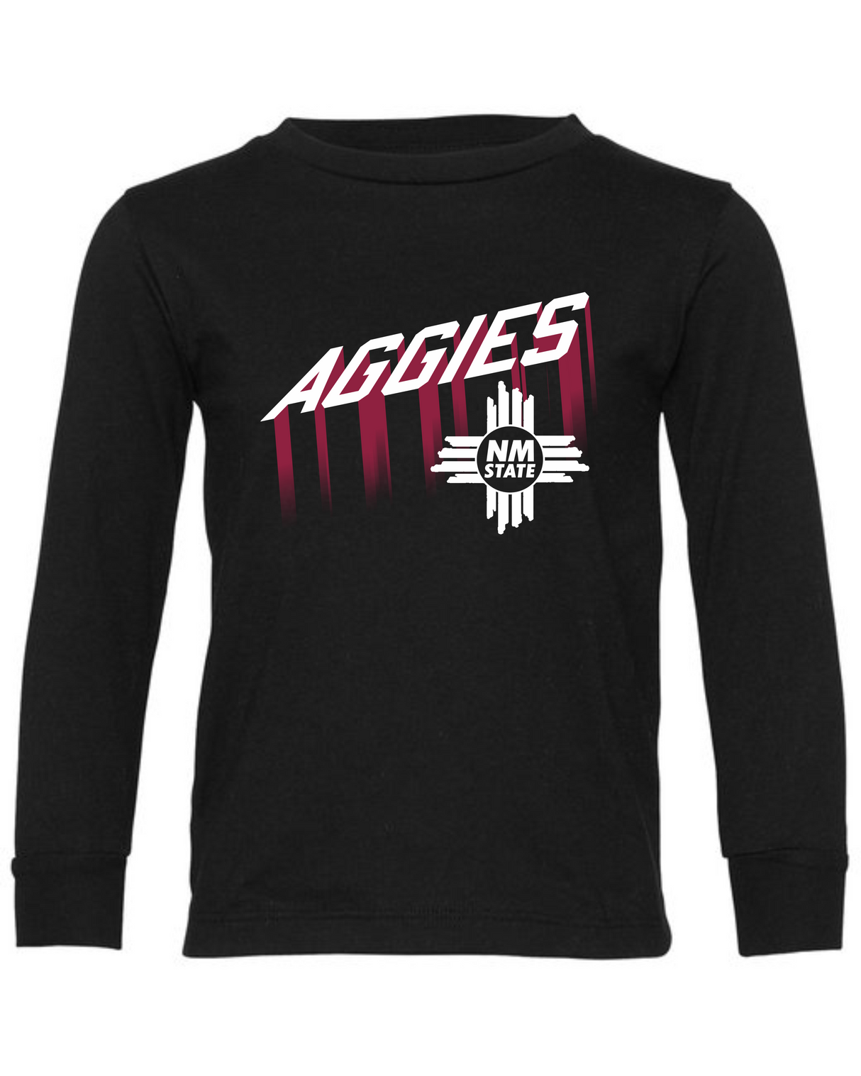 Youth Aggie Zia Fade Long Sleeve