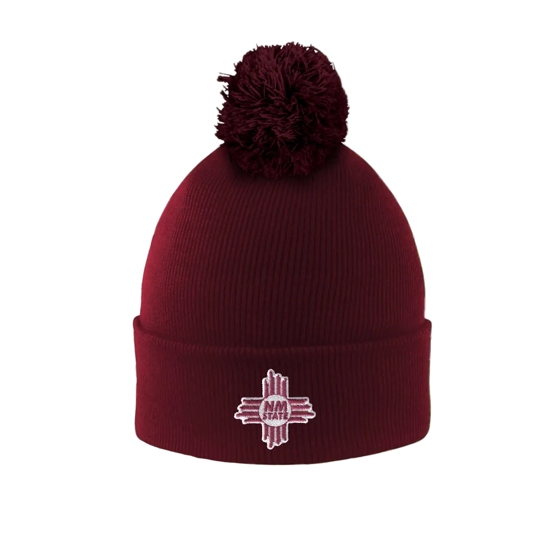 NM State Fleece Beanies