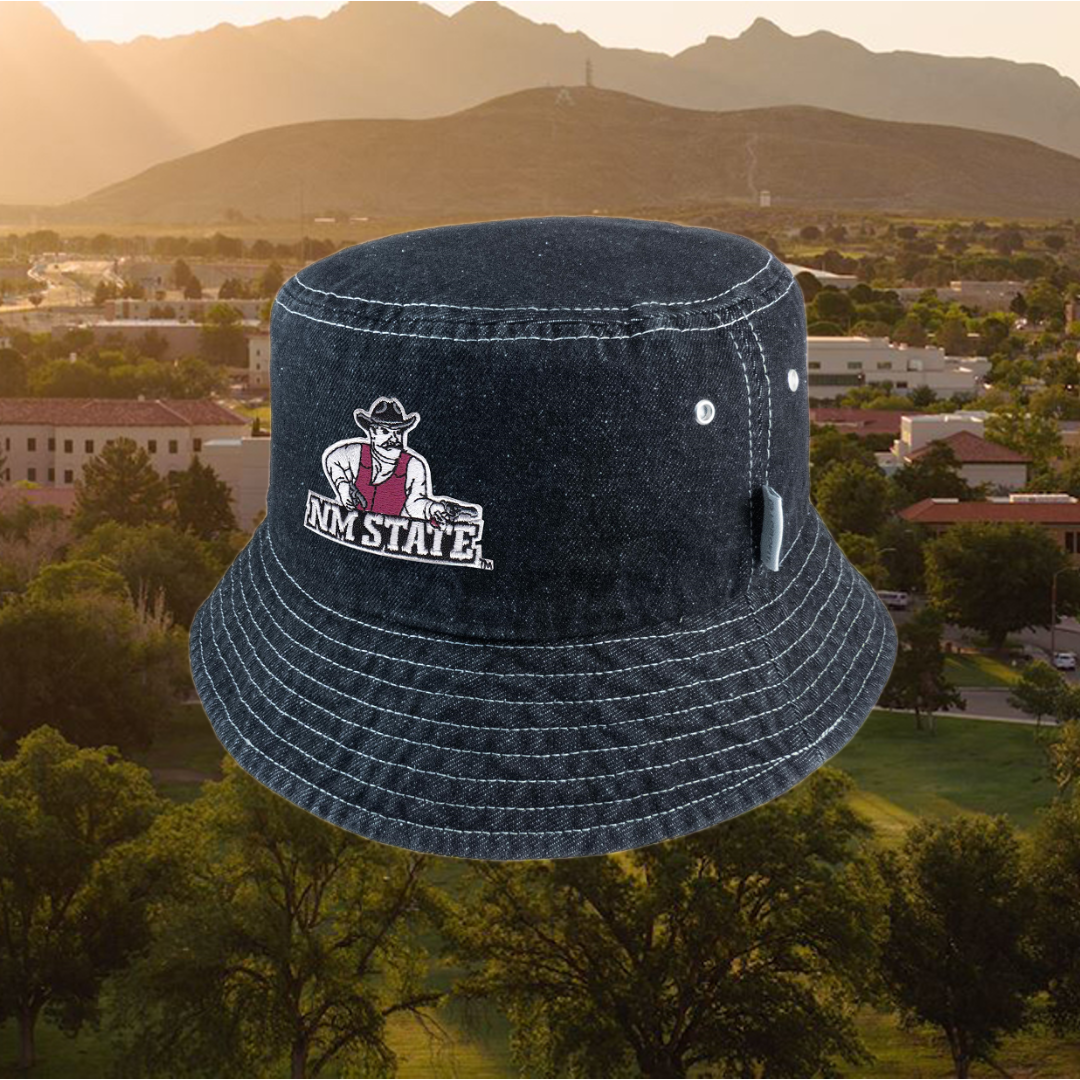 LogoFit Pistol Pete Denim Bucket Hat