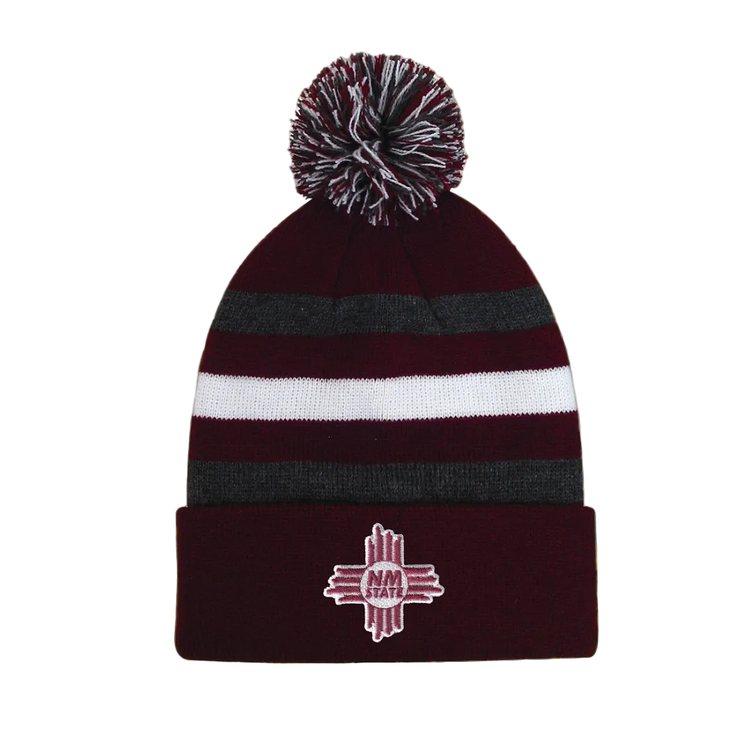 NM State Fleece Beanies