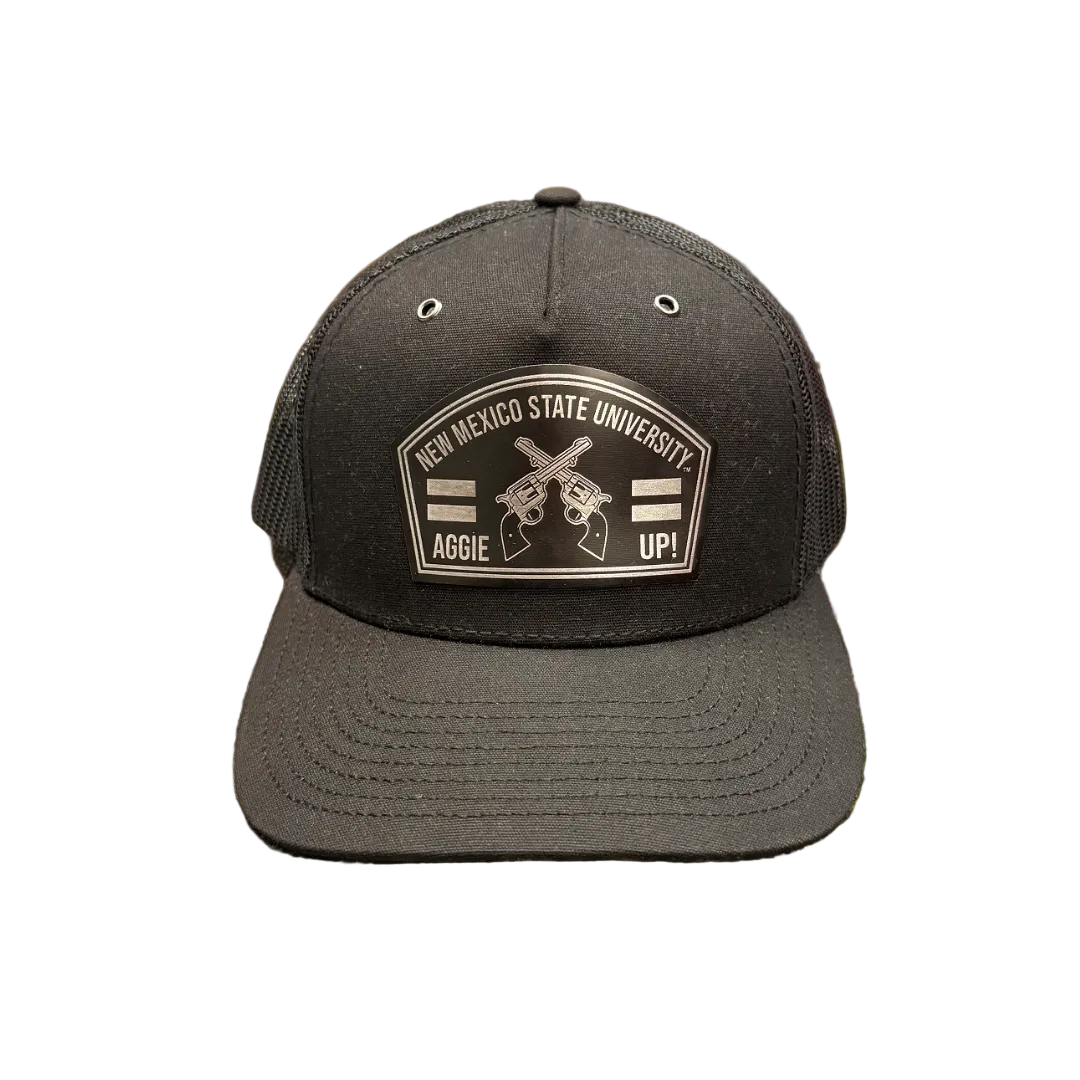 NMSU Aggie Up Crossed Pistols Trucker