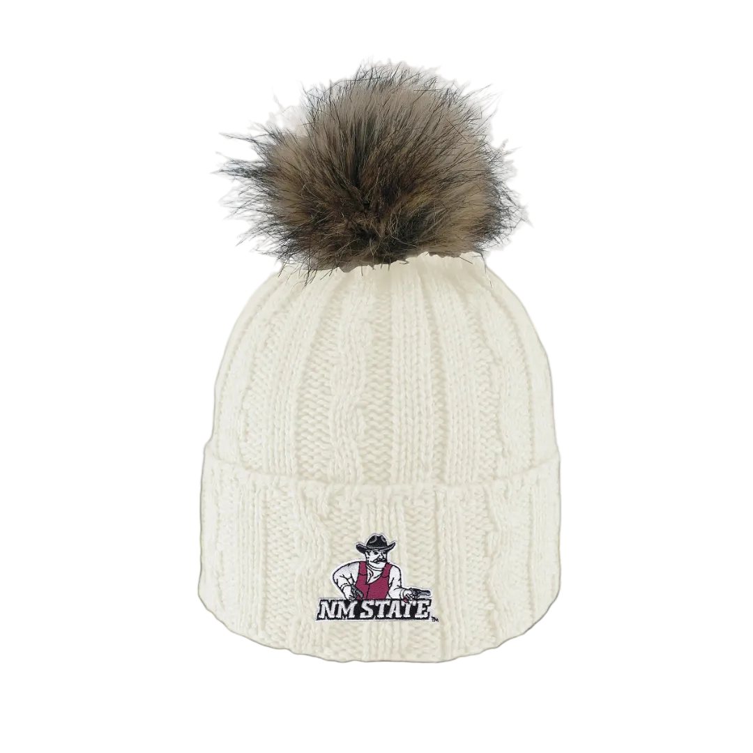 NM State Fleece Beanies