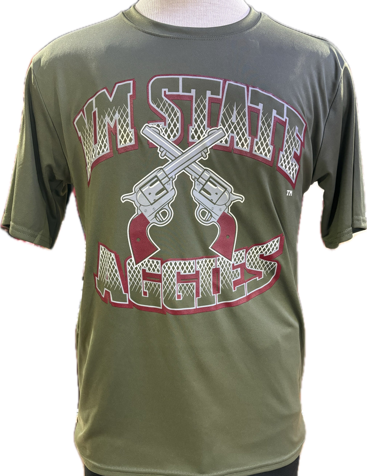 NM State Aggies Crossed Guns Performace Tee