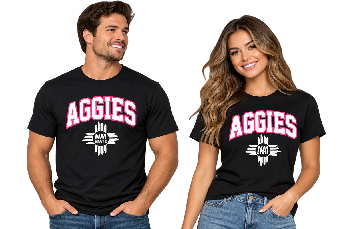 NM Aggies Pink Tee