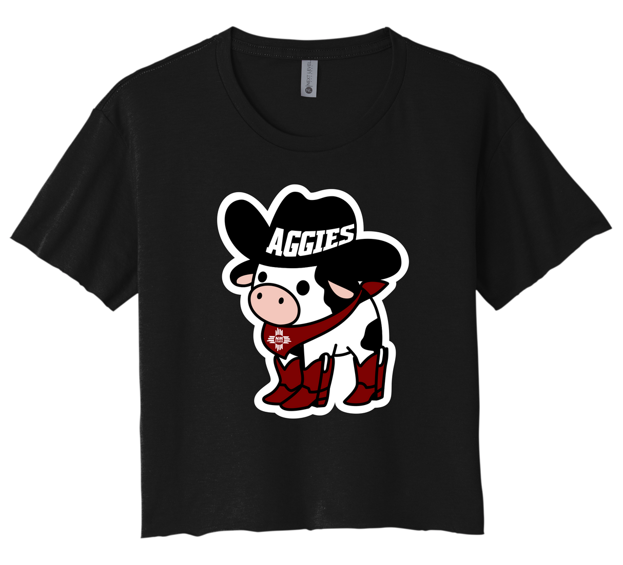Aggies Lil' Cow Crop Top