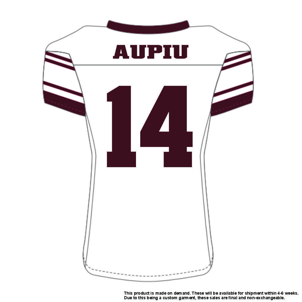 Sone Aupiu #14 White Replica Jersey