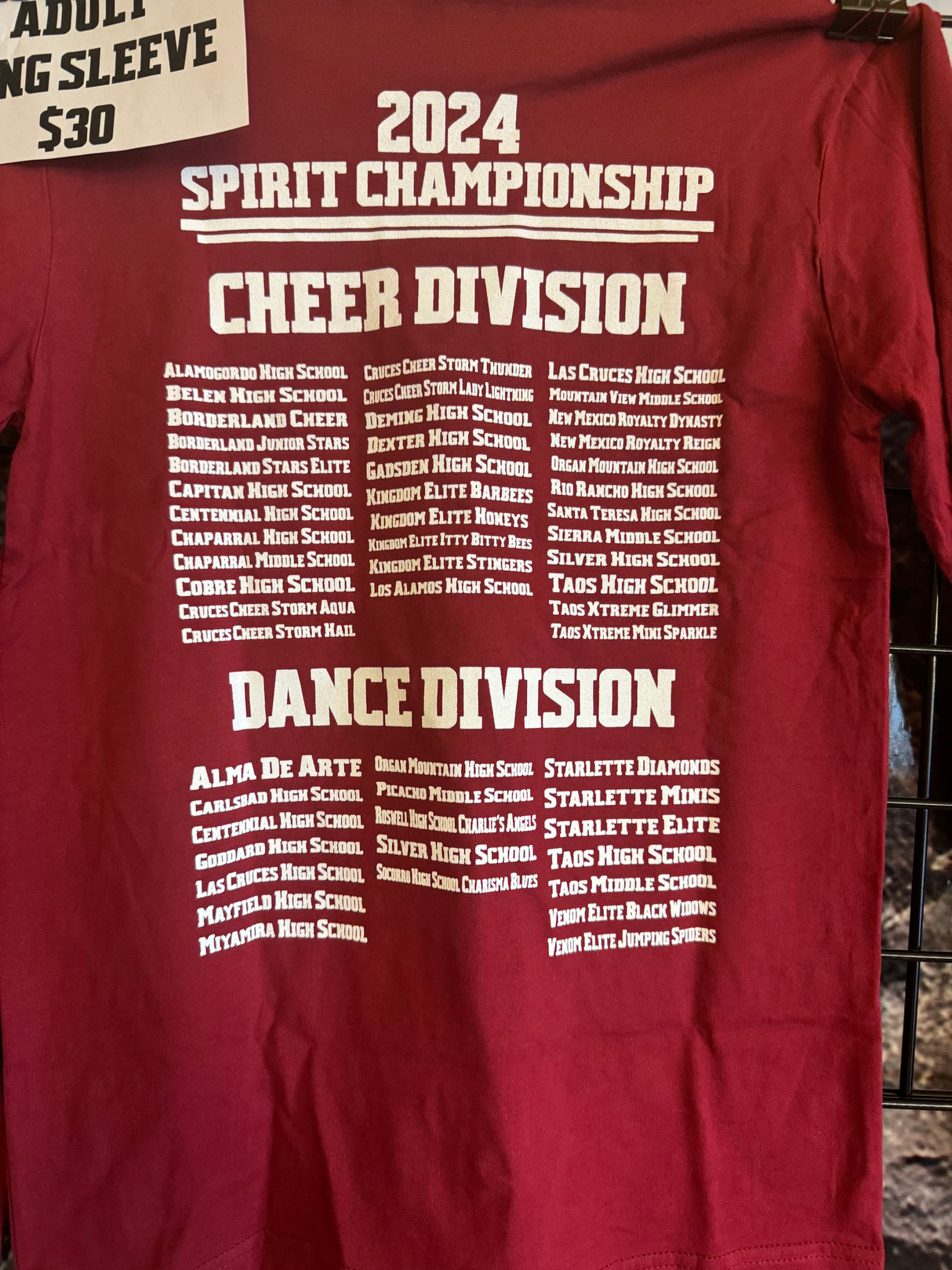 New Mexico State Spirit Competition '24 Long Sleeve