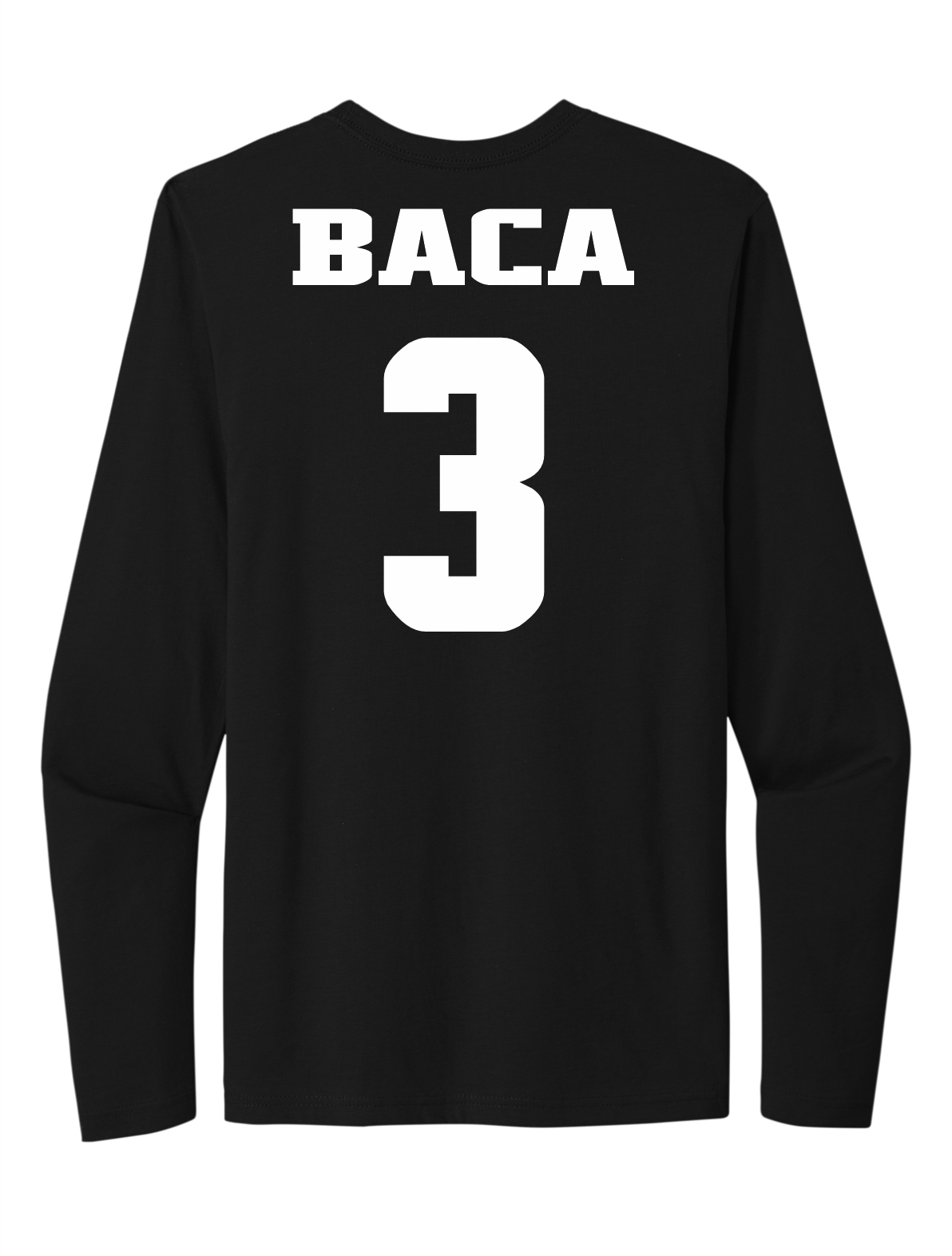 Taylor Baca #3 Softball Stitched Long Sleeve Tee