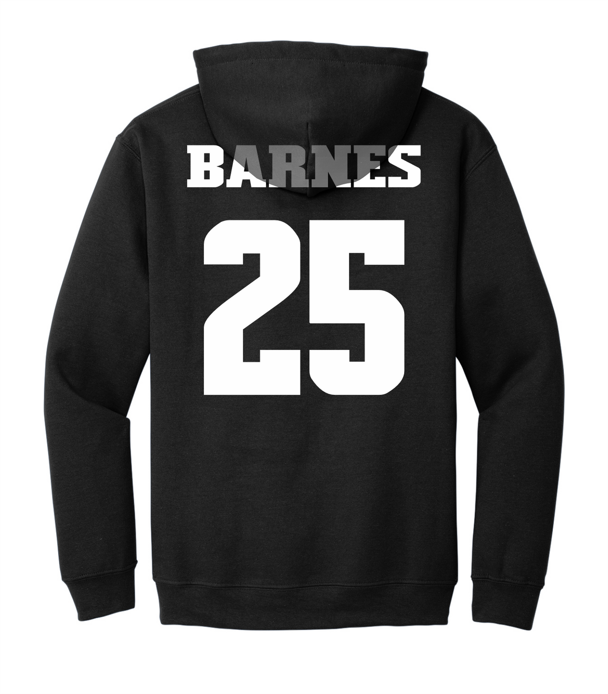 Bradyn Alexander Barnes #25 Baseball Stitched Hoodie