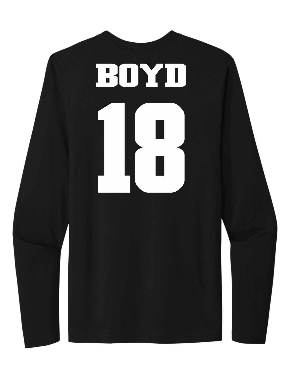 Kristen Boyd #18 Softball Stitched Long Sleeve Tee