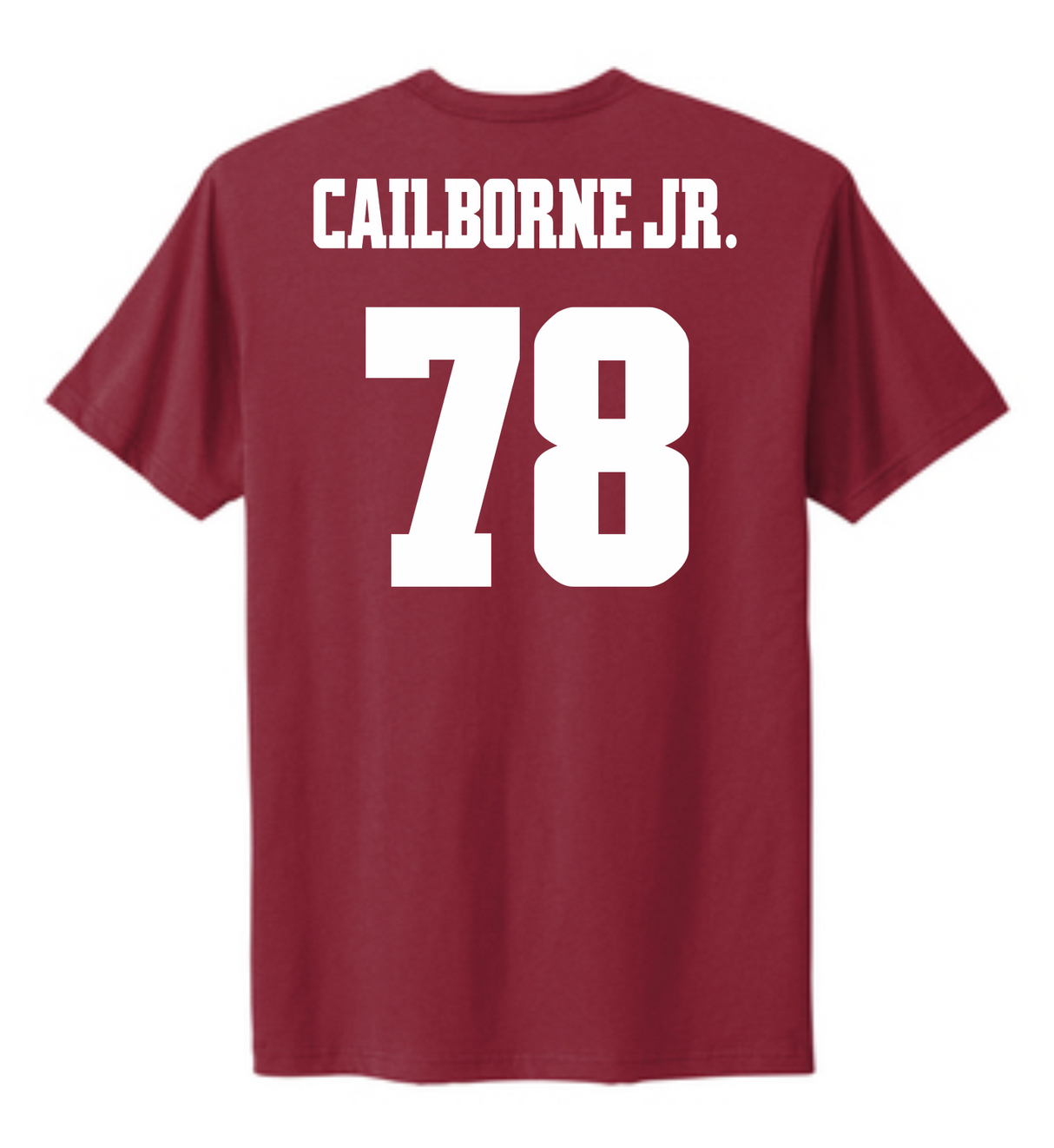 Cedric Claiborne Jr. #78 Football NM State Tee