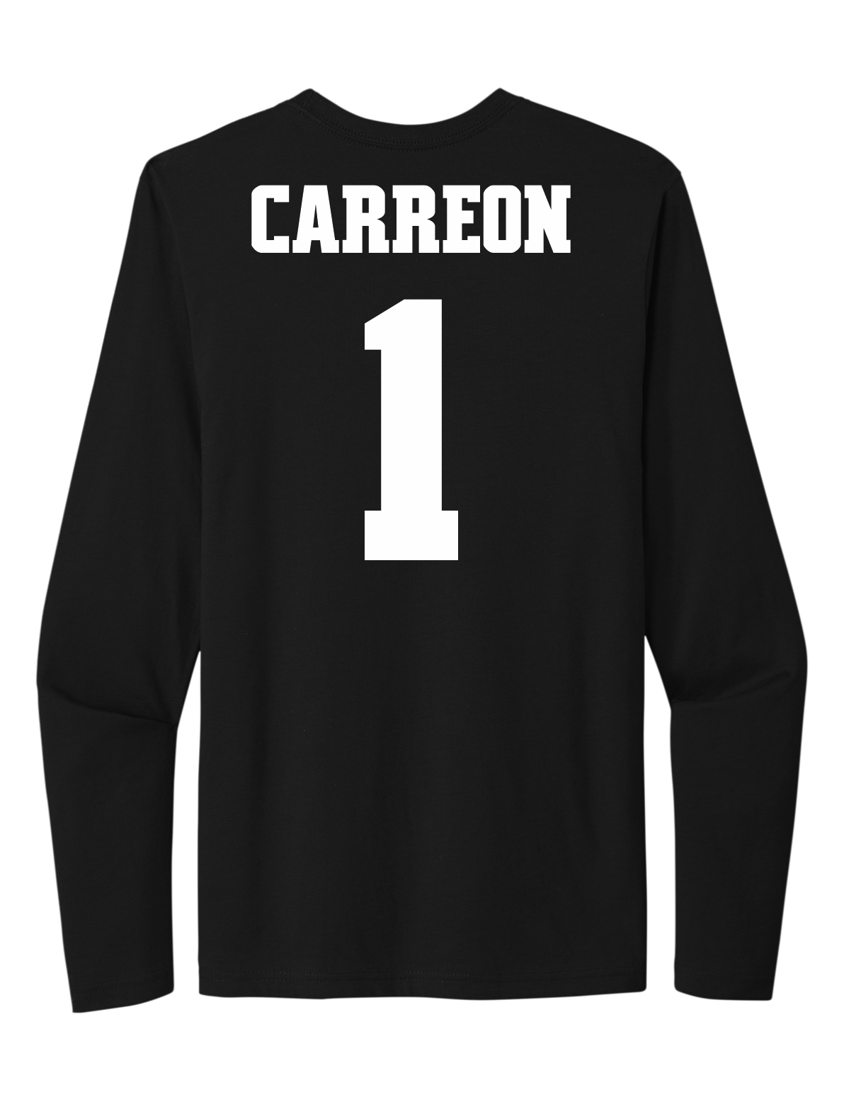 Jessica Carreon #1 Softball Stitched Long Sleeve Tee
