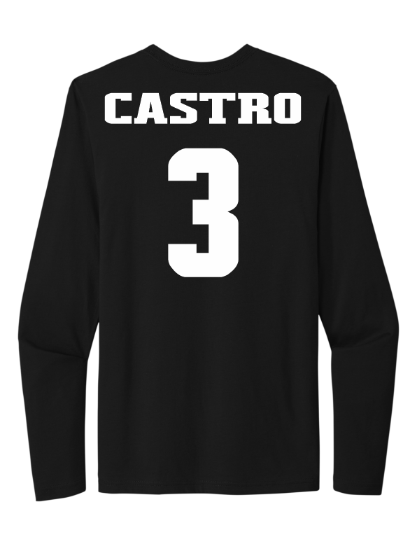 Bella Castro #3 NM State Long Sleeve Tee