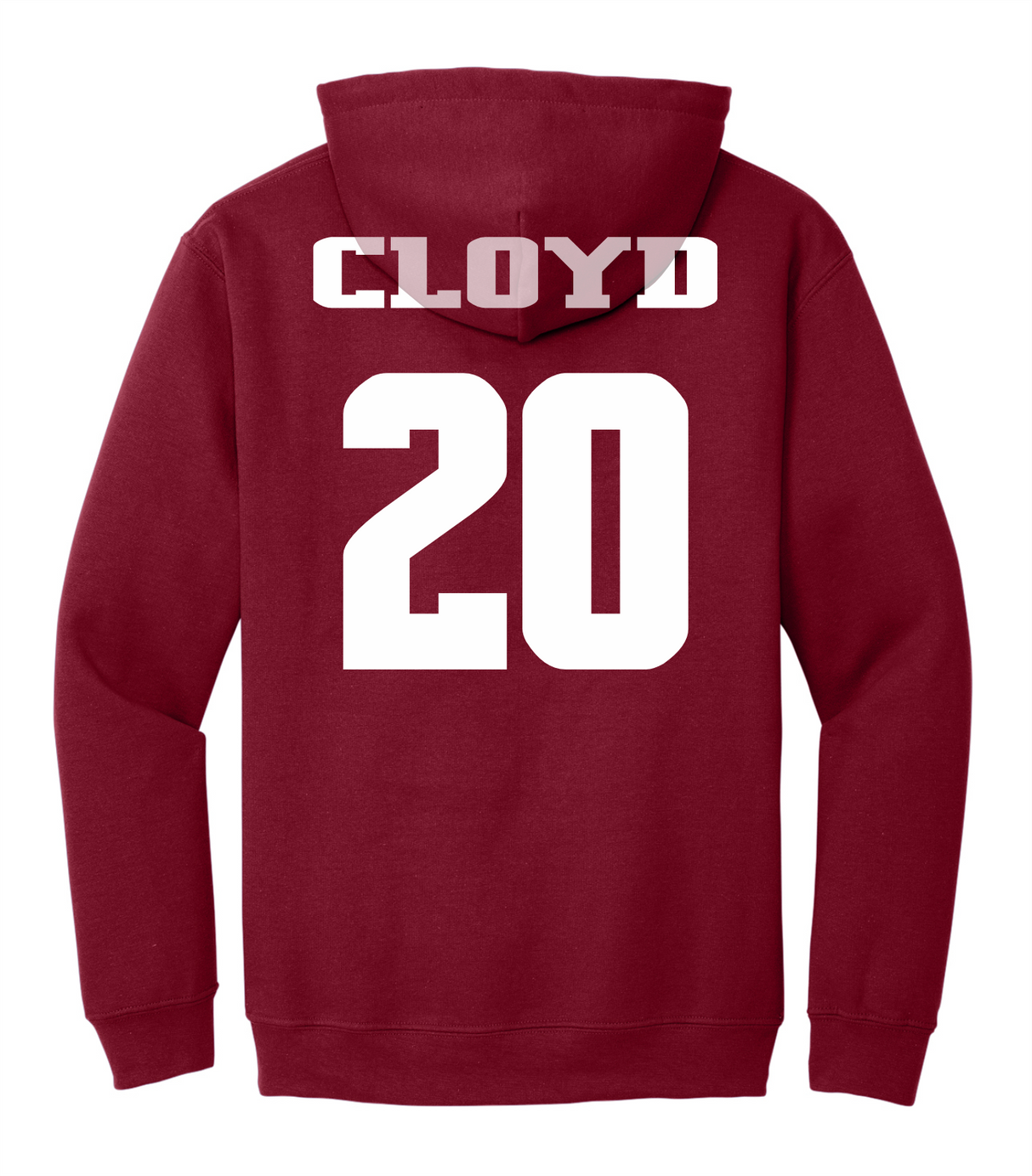 DJ Cloyd #20 Football Hoodie