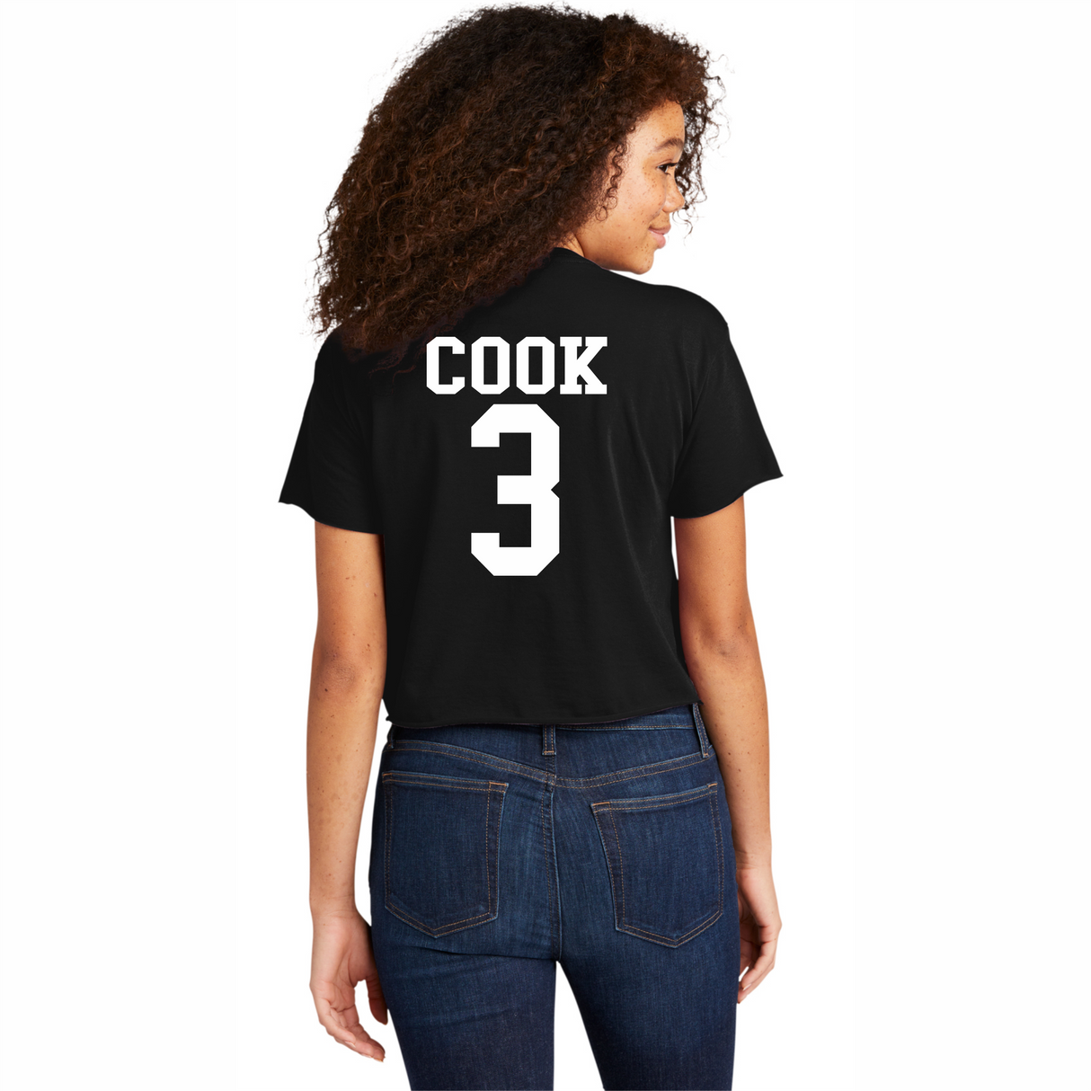 Christian Cook #3 NIL Retro Crop Tee