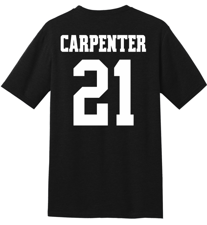 Robert Carpenter #21 Men's Basketball Tee