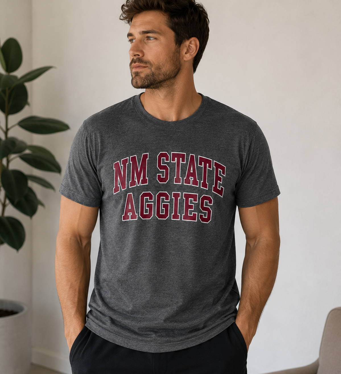 Varsity Letter NM State Aggies Tee