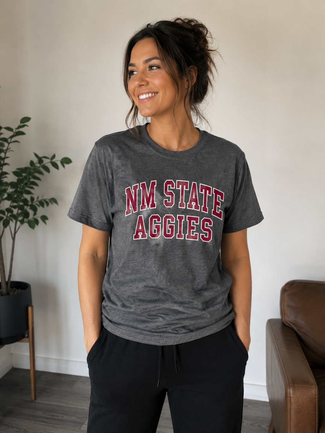 Varsity Letter NM State Aggies Tee