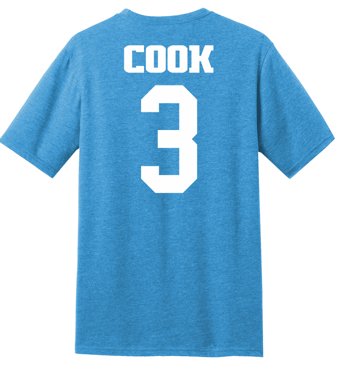 Christian Cook #3 Men's Basketball Tee