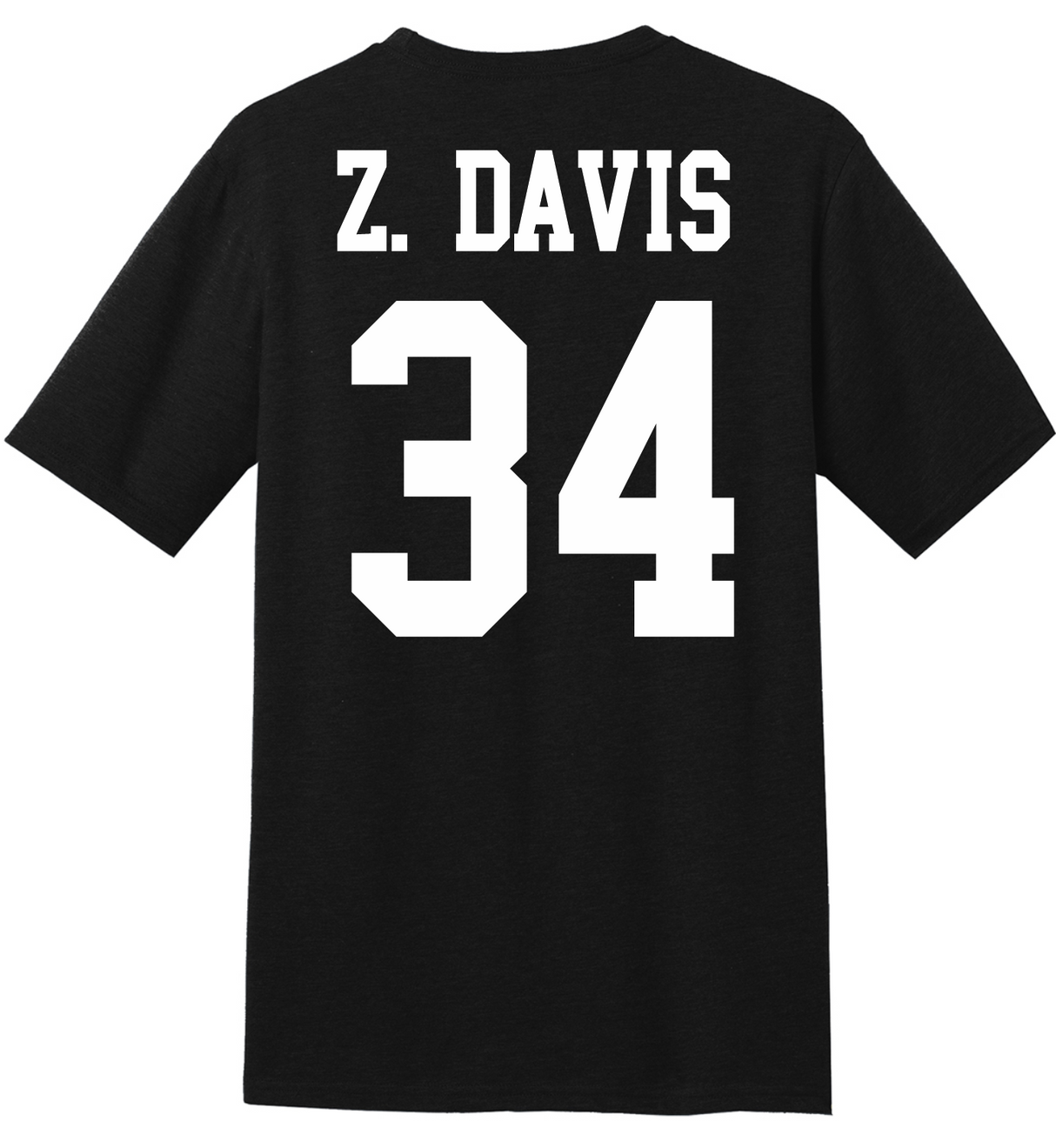 Zaiden Davis #34 Football Tee