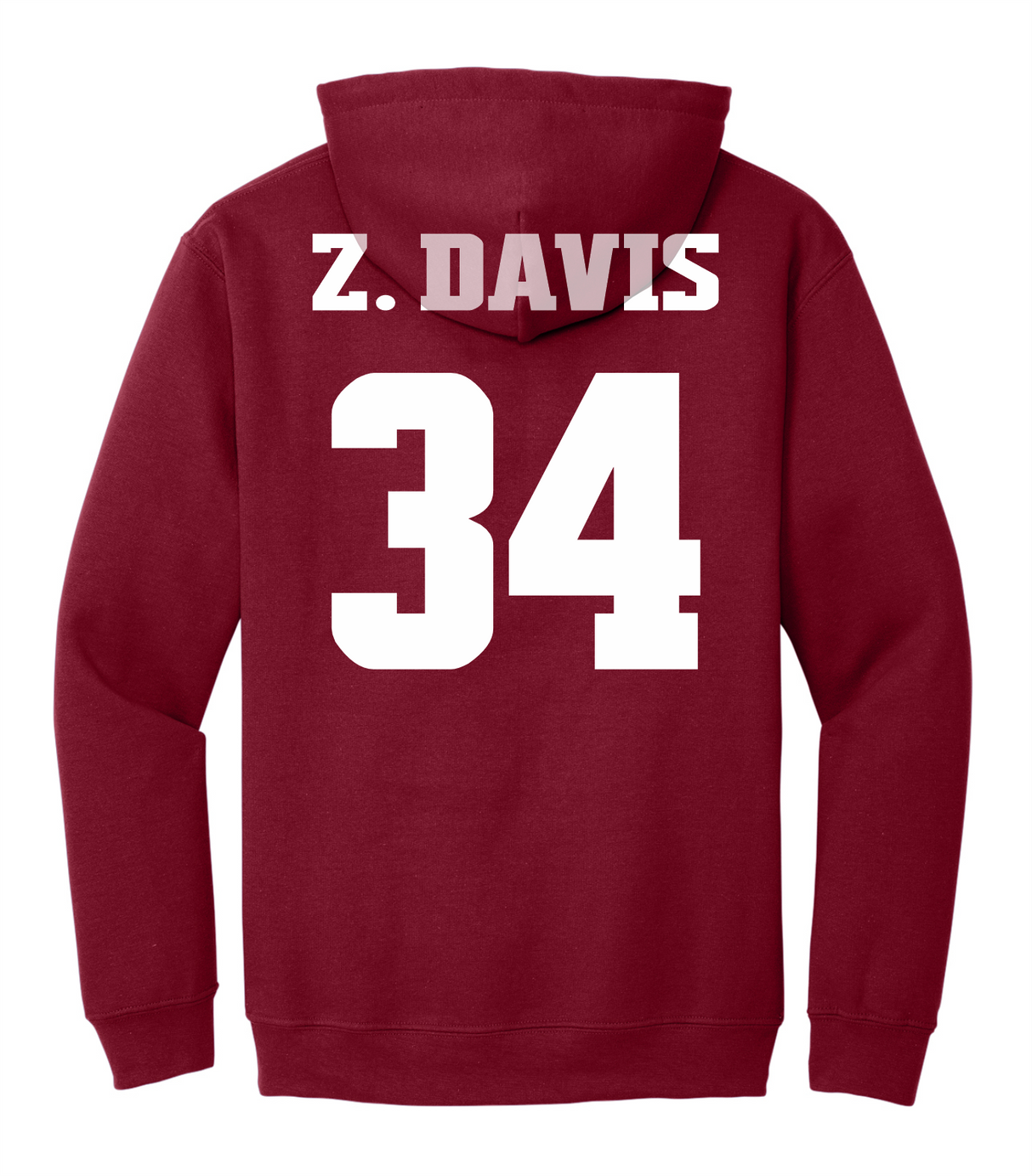 Zaiden Davis #34 Football Hoodie