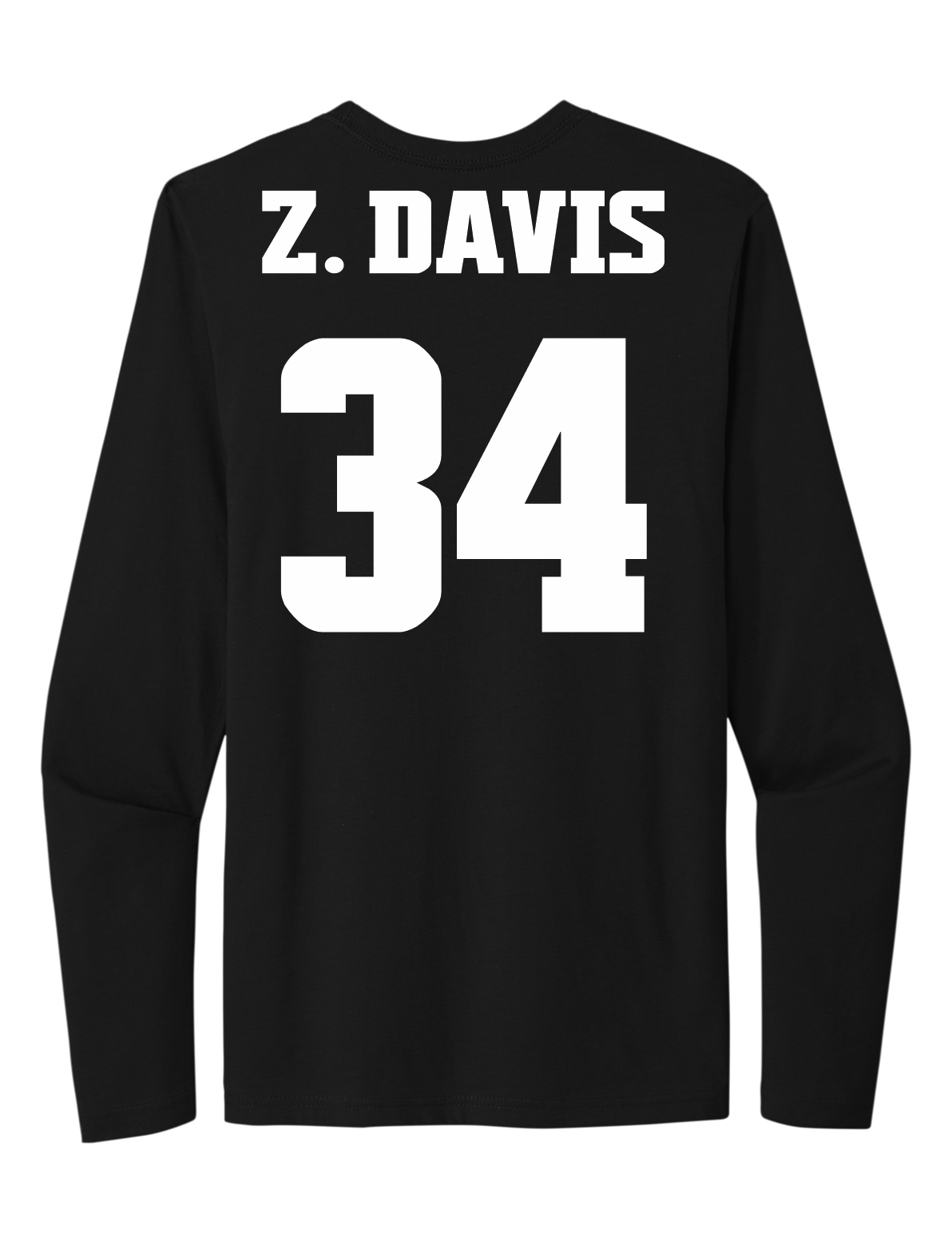 Zaiden Davis #34 Football Long Sleeve
