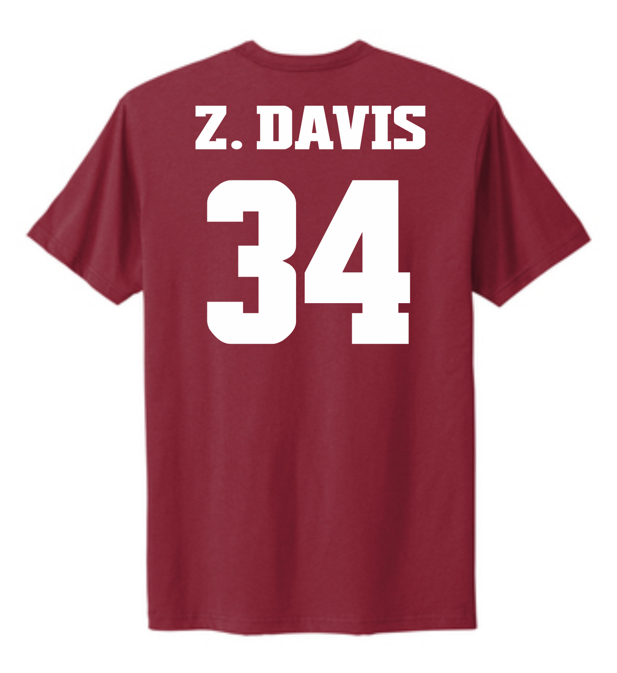 Zaiden Davis #34 Football NM State Tee
