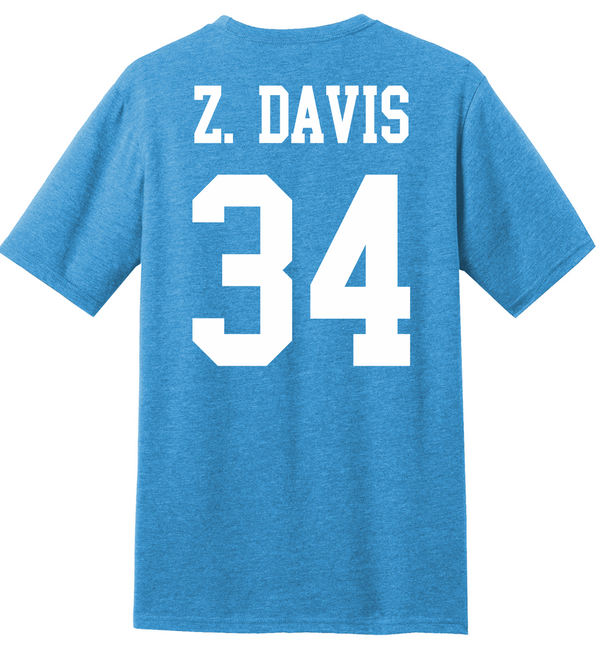 Zaiden Davis #34 Football Tee