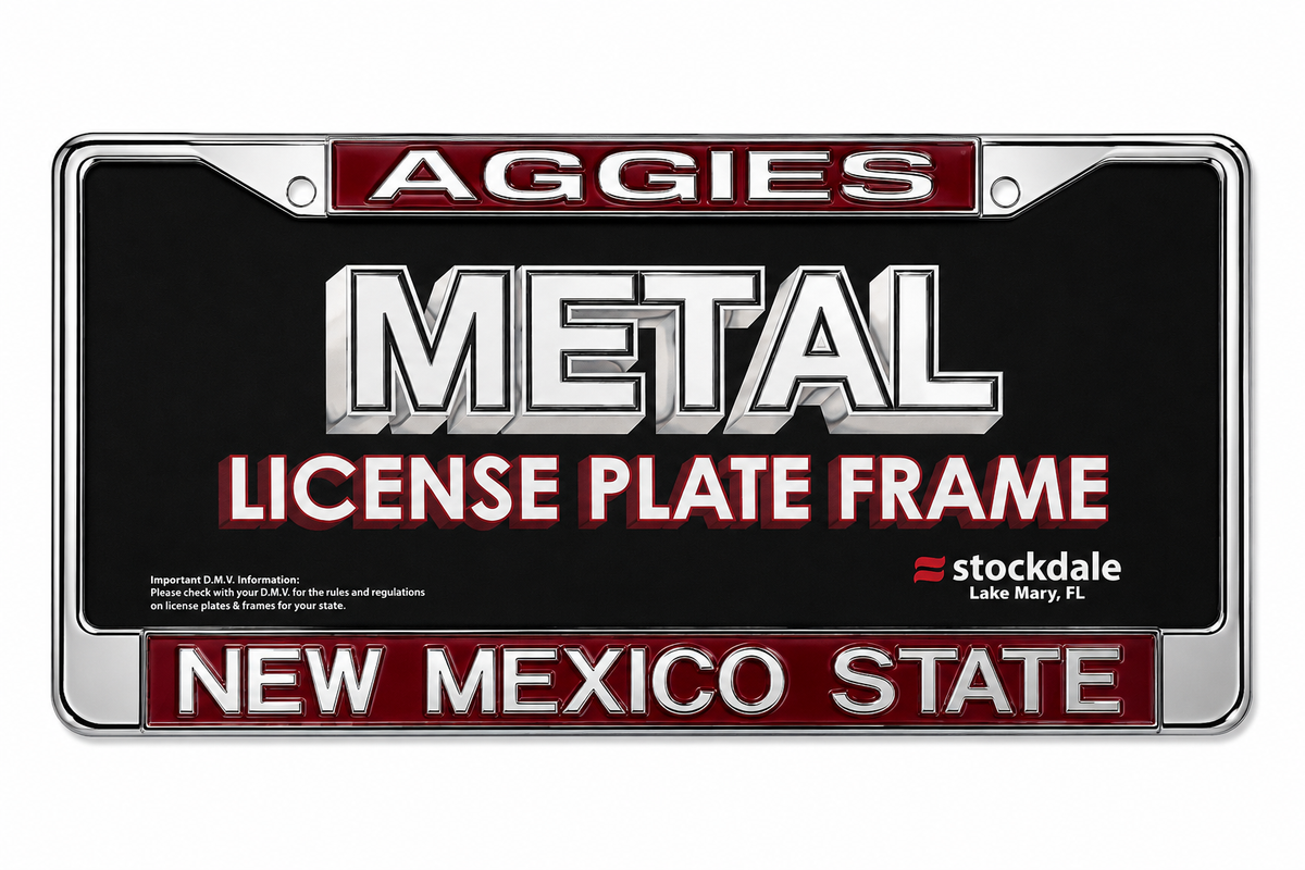 Aggies New Mexico State License Plate Metallic Frame