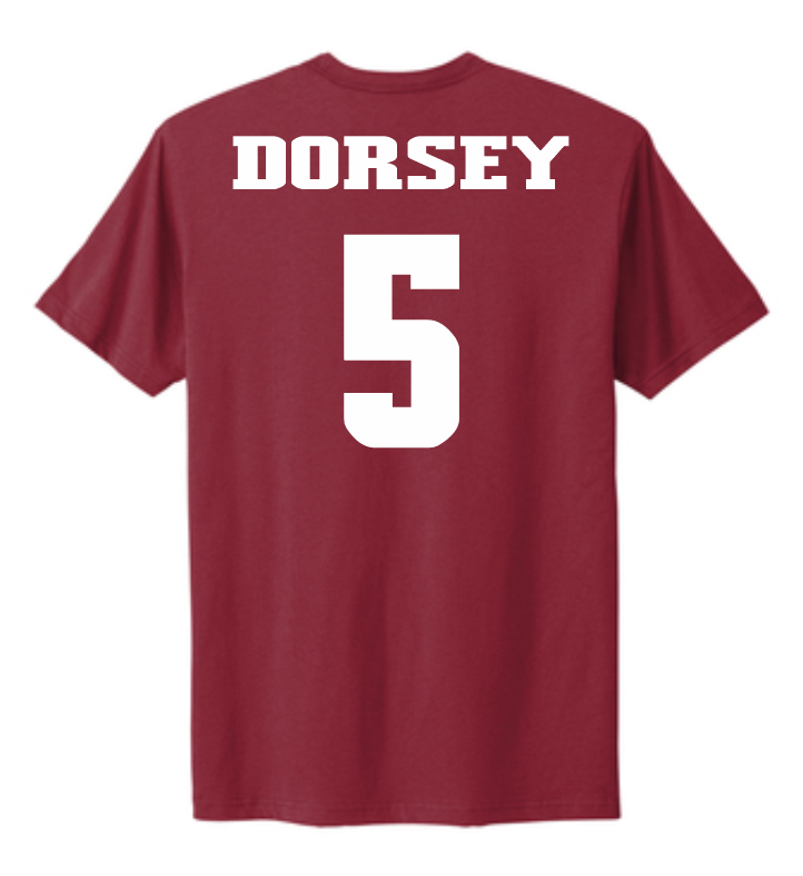 Keylon Dorsey #5 Men's Basketball NM State Tee