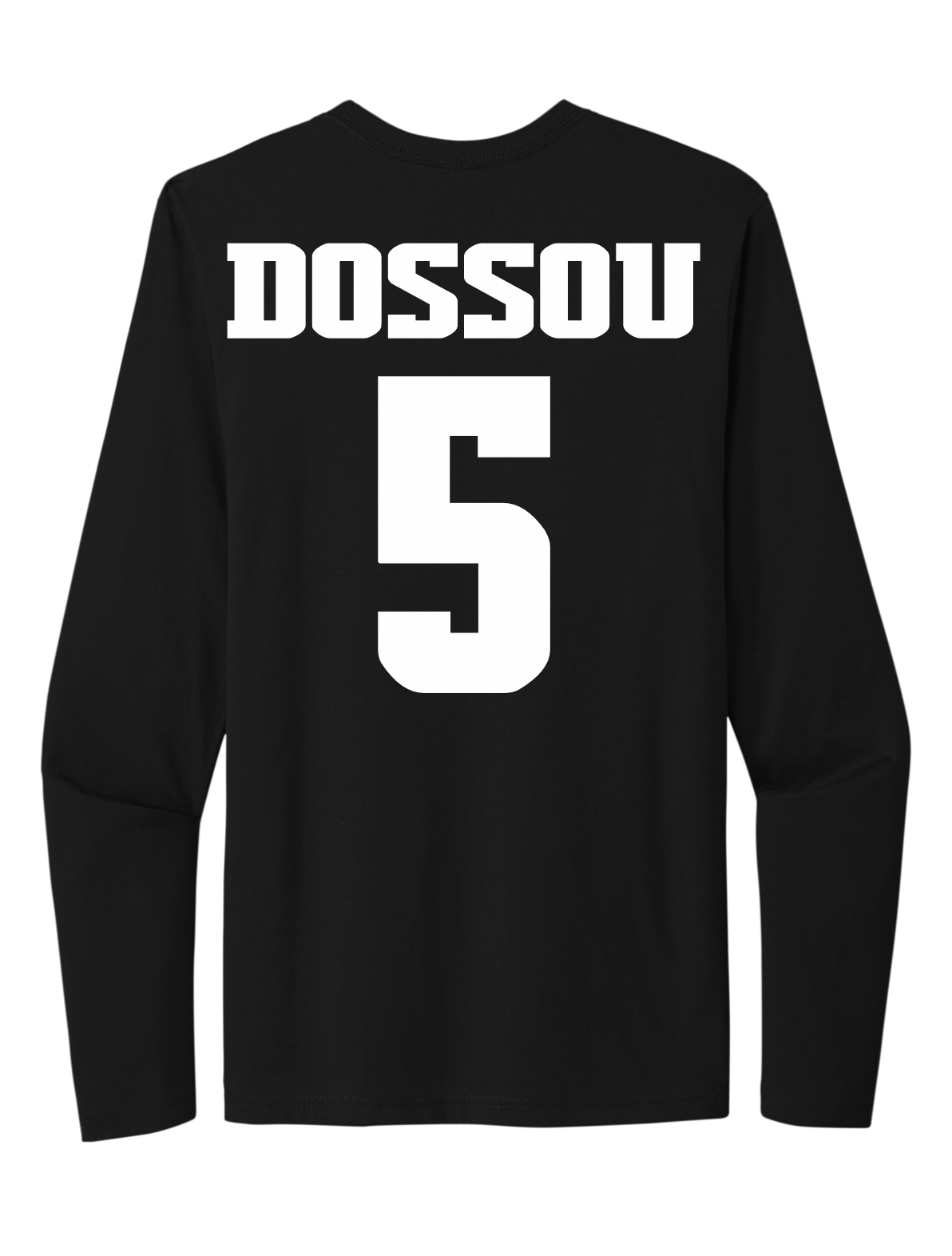 Morane Dossou #5 Women's Basketball NM State Long Sleeve Tee