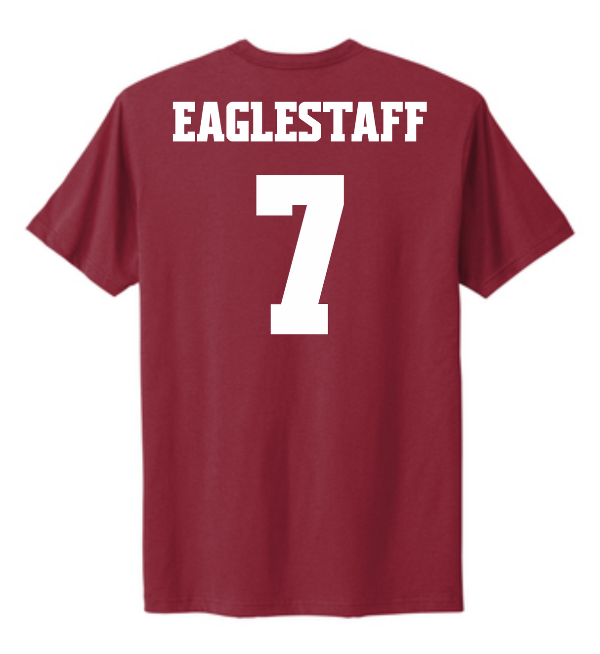 Teysean Eaglestaff #7 Men's Basketball NM State Tee