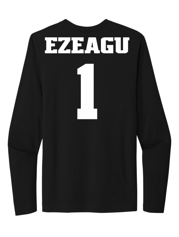 Kaosi Ezeagu #1 Men's Basketball Long Sleeve