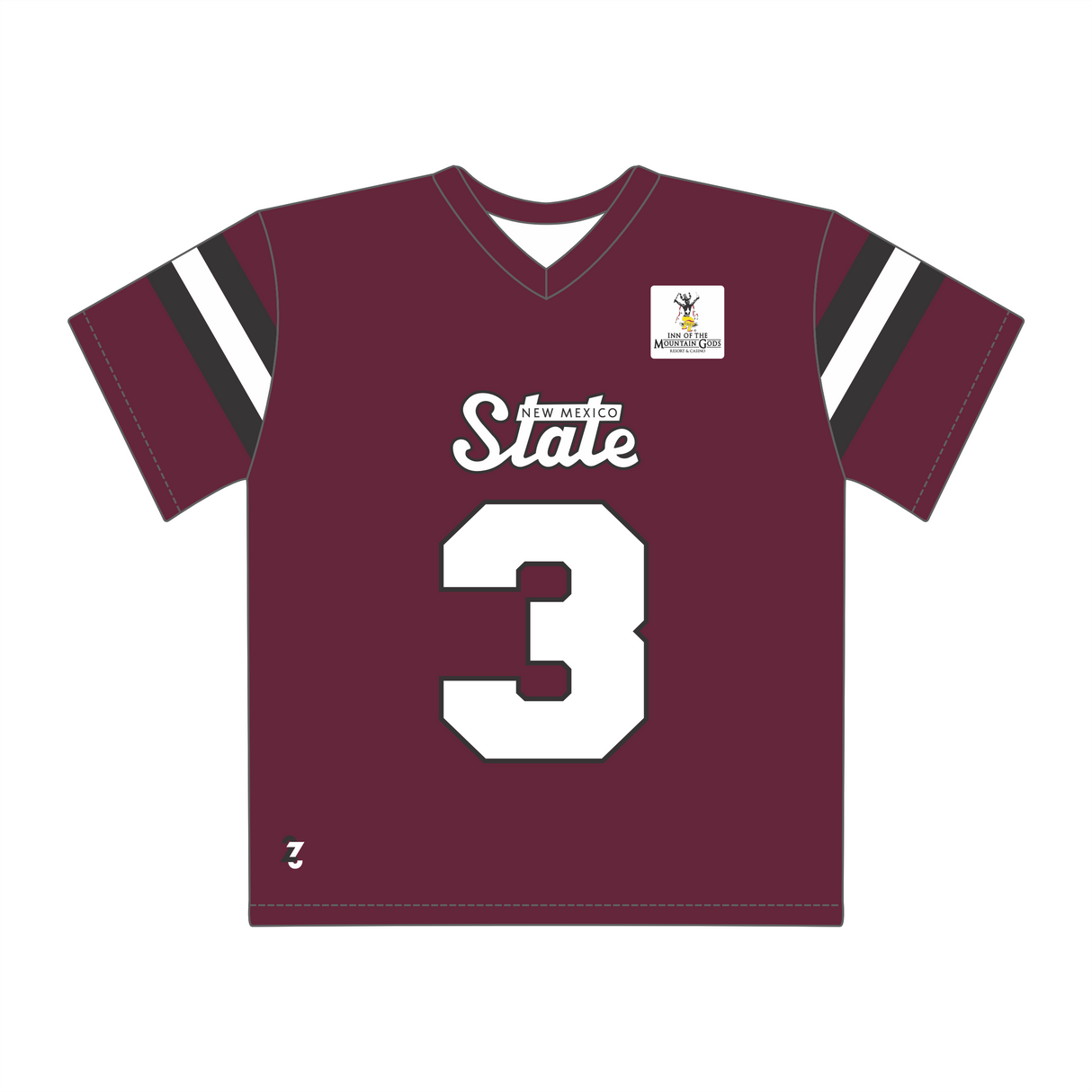 Tayden Barnes #3 Crimson Fan Jersey