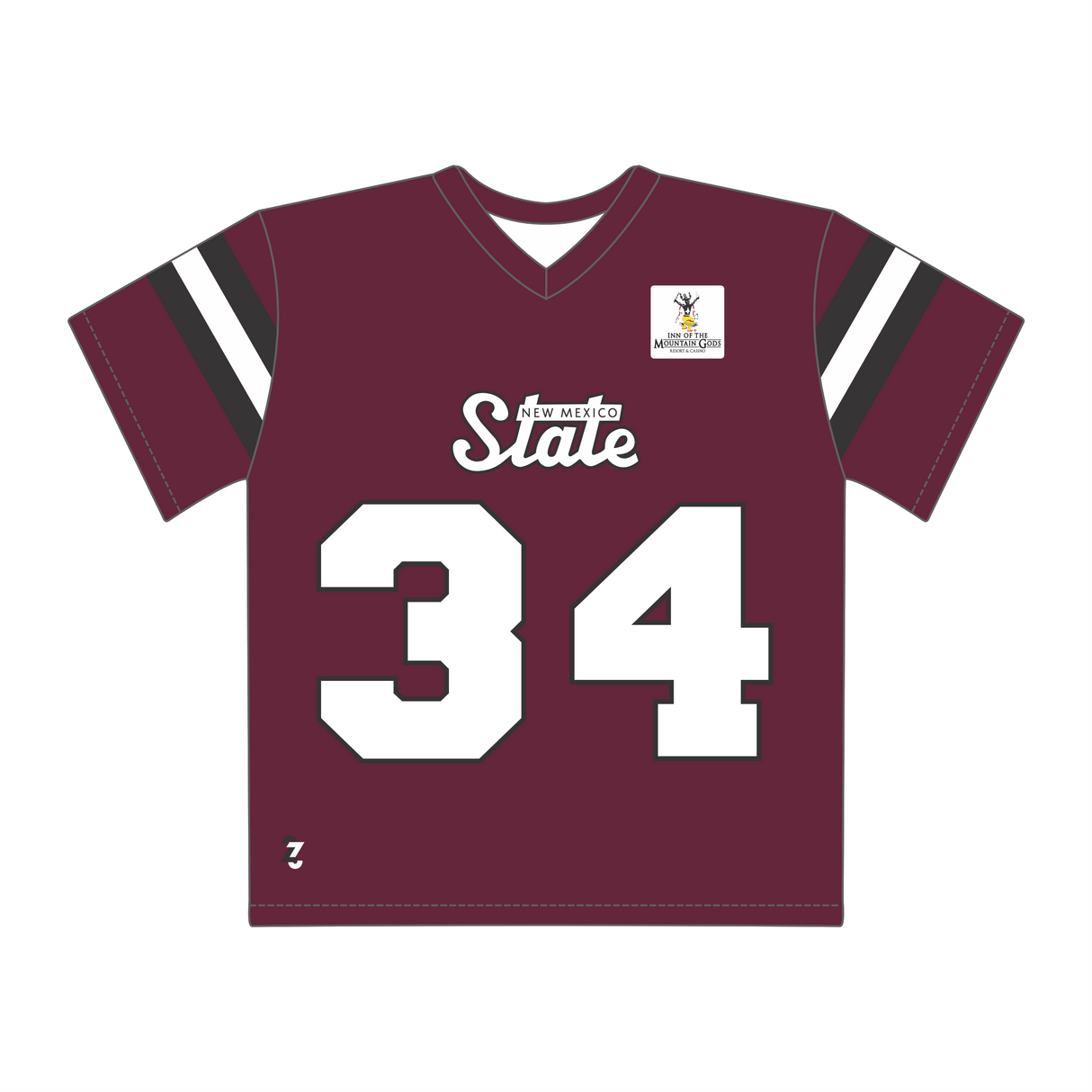Zaiden Davis #34 Crimson Fan Jersey
