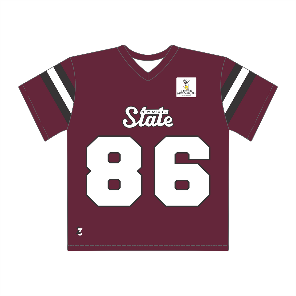 Jerry Lydiatt #86 Crimson Fan Jersey
