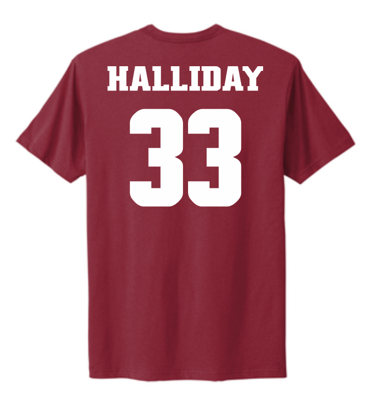 Raegan Halliday #33 Women's Basketball NM State Tee