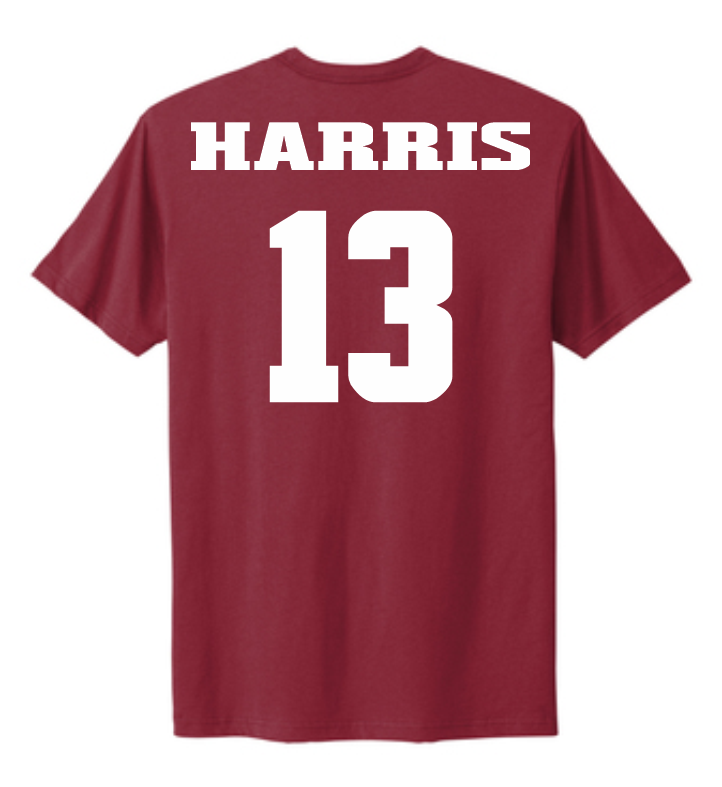 Jaden Harris #13 Men's Basketball NM State Tee