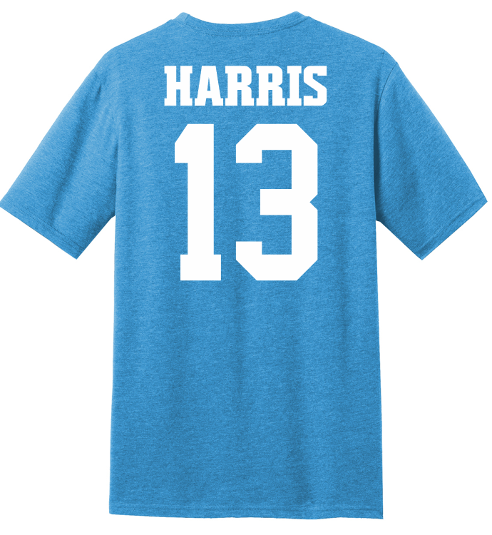 Jaden Harris #13 Men's Basketball Tee