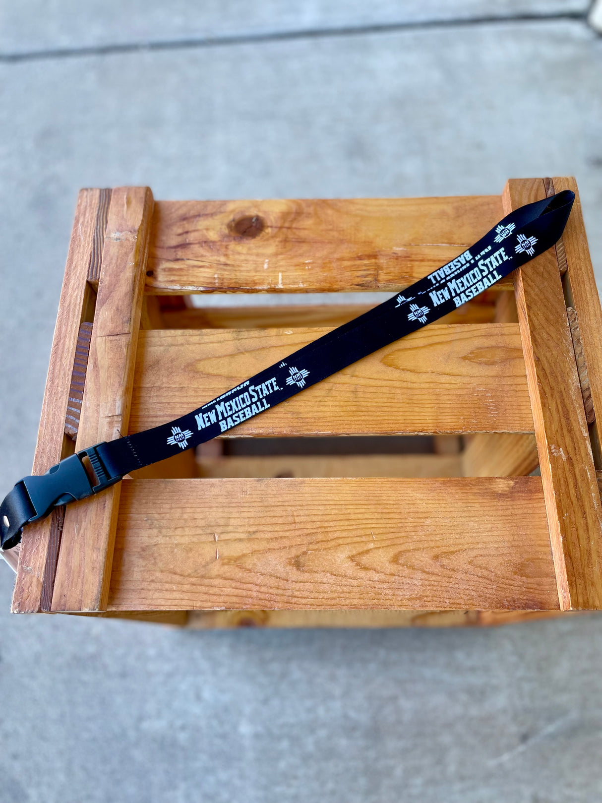 NMSU Baseball Lanyard with Detachable Buckle