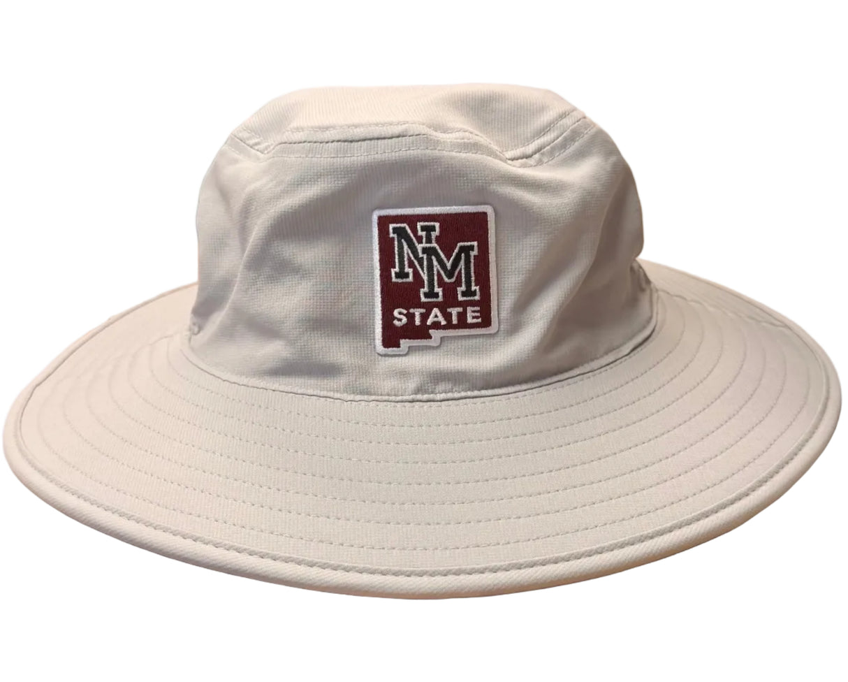 NM State Grey Adidas Bucket Hat