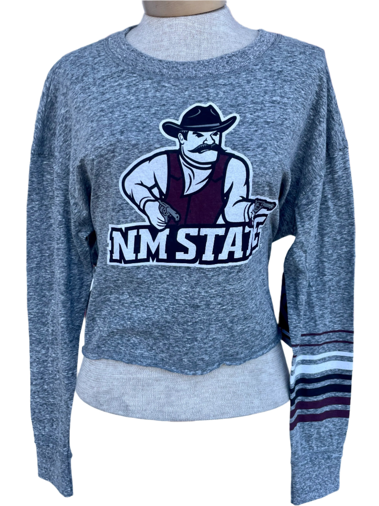 NM State Pistol Pete Cropped Long Sleeve