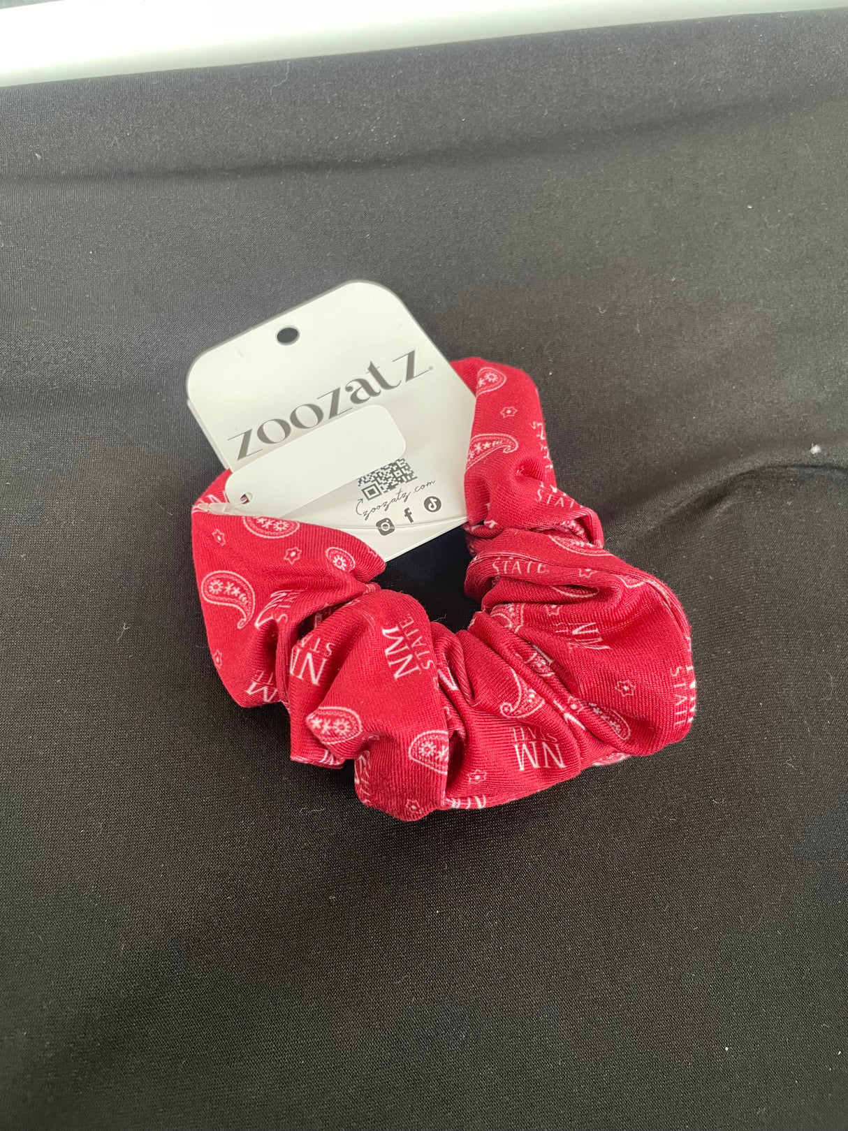 NM State Paisley Scrunchie