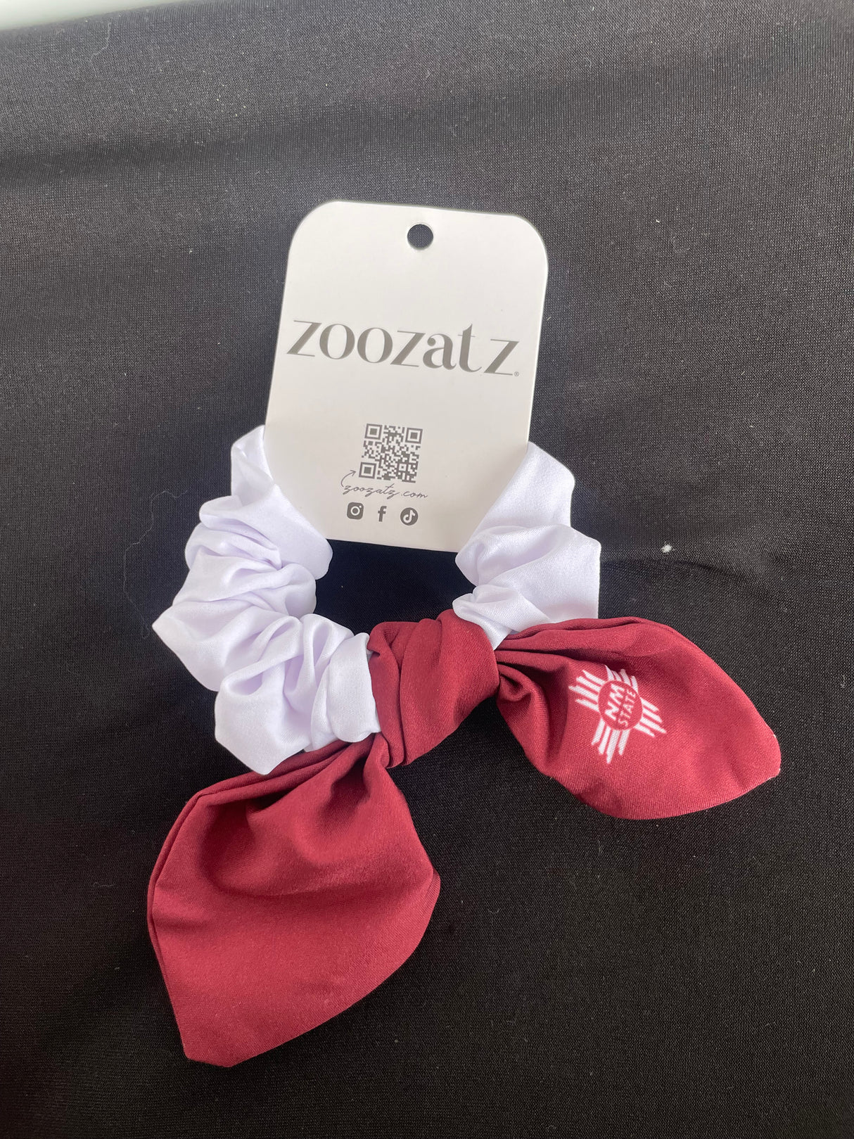 NM State Bow Scrunchie