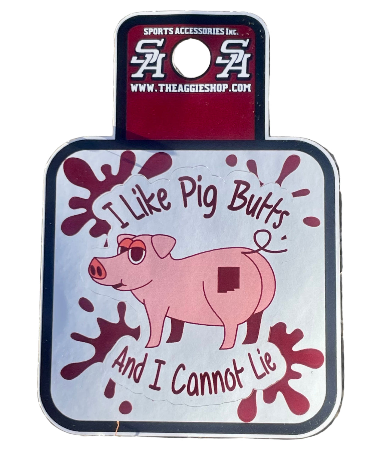 I Like Pig Butts Decal