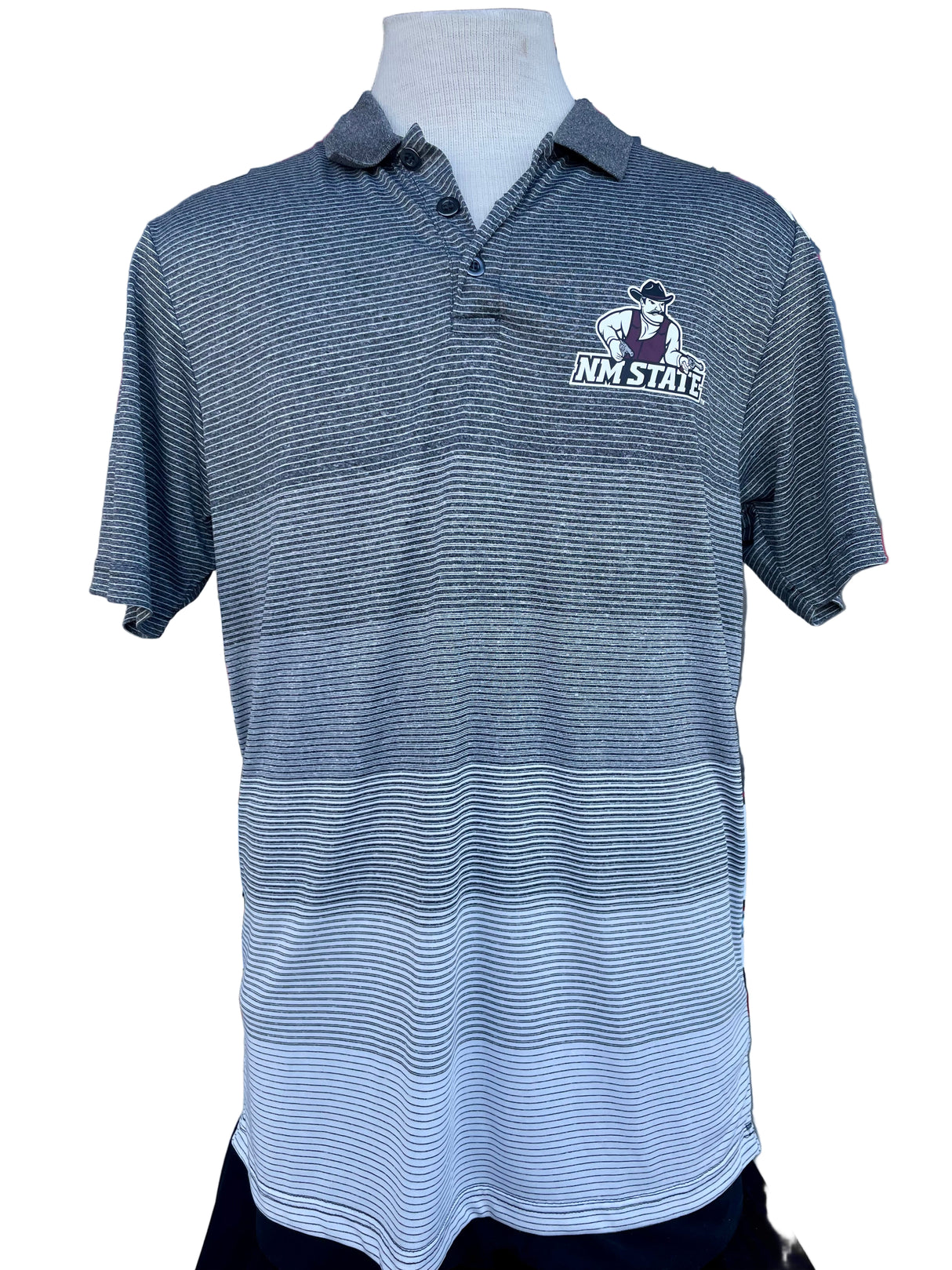 Striped Pistol Pete Mesh Polo