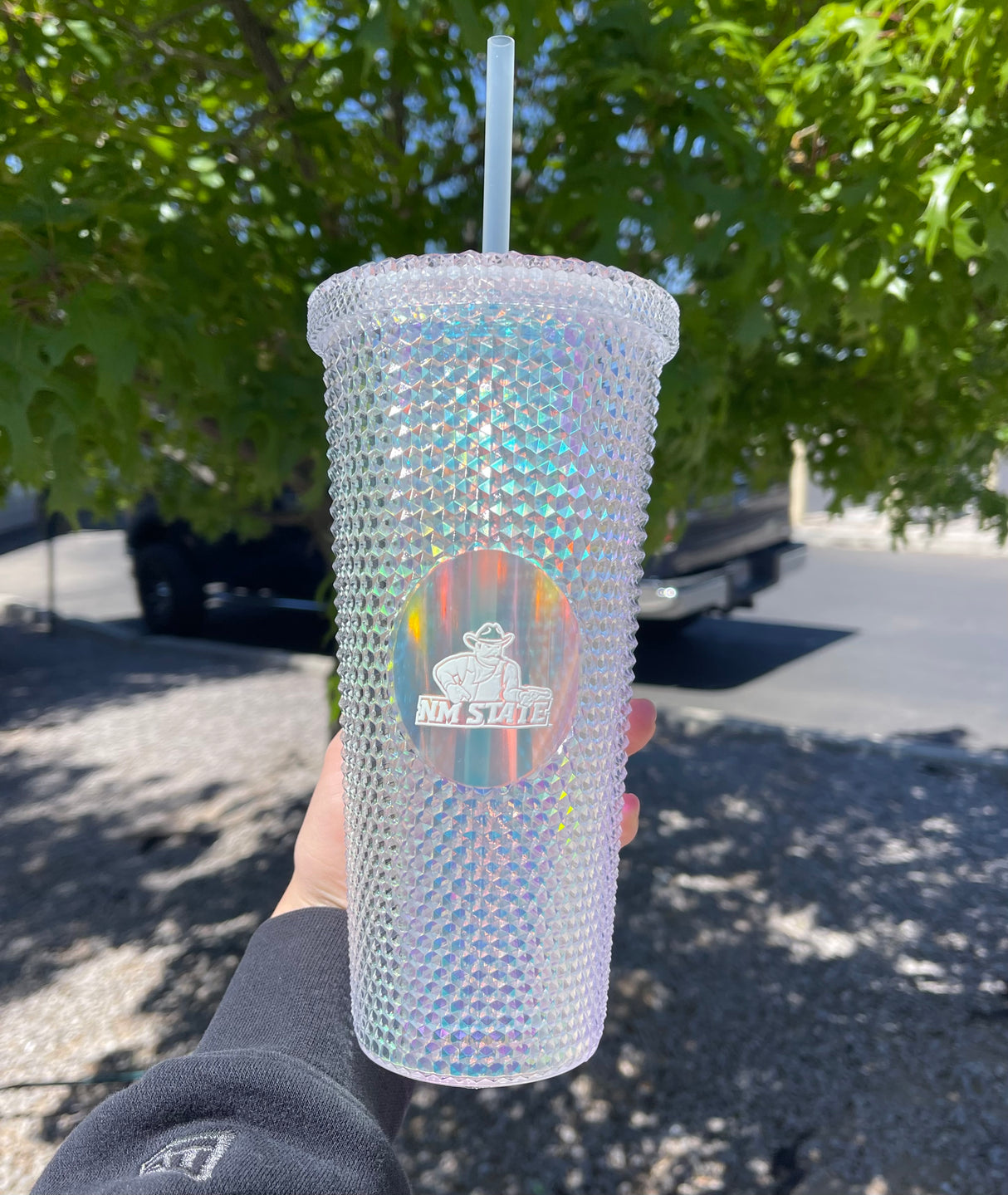 NM State Iridescent Tumbler