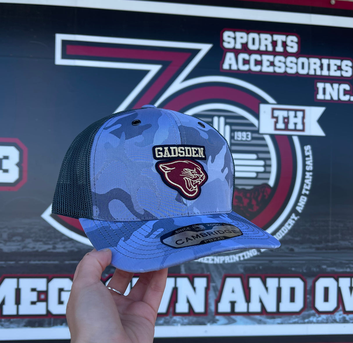 CB Gadsden Panthers Shiny Camo Cap