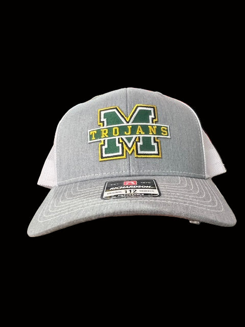 MHS Trojans Patch Trucker Hat