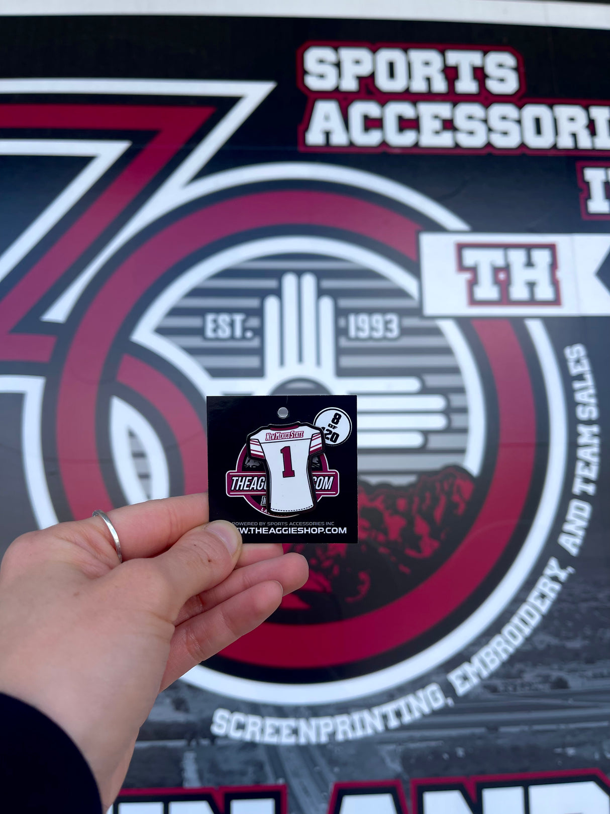 Aggie Jersey Pin